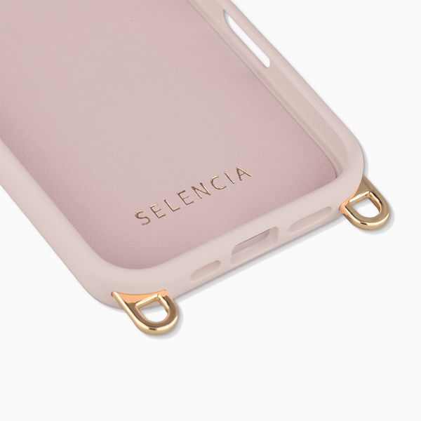 Selencia Cover posteriore Rivièra con MagSafe con ganci rimovibili Apple iPhone 16 - Sorbet Pink