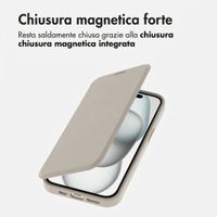 imoshion Bookcase trasparente con MagSafe Apple iPhone 15 - Beige