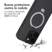 Accezz Cover con anello e supporto con MagSafe Apple iPhone 14 Pro Max - Nero
