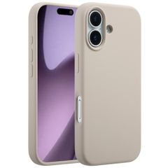 Accezz Cover in silicone liquido con MagSafe Apple iPhone 17 - Stone