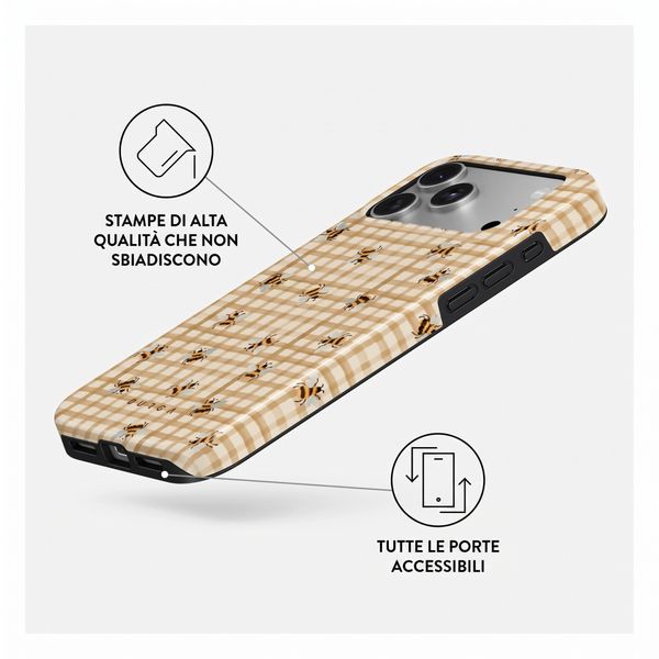 Burga Cover Posteriore Resistente con MagSafe Apple iPhone 18 Pro Max - Honeycomb