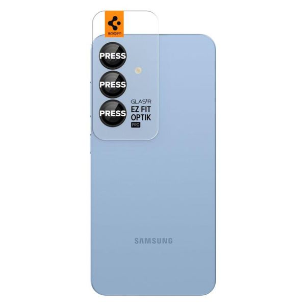 Spigen Optik Pro EZ Fit Lens Protector - Protezione lente fotocamera (confezione da 2) per Samsung Galaxy S25 Plus