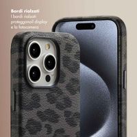 Selencia Cover Sabi Stampa pantera con MagSafe Apple iPhone 15 Pro - Midnight Black