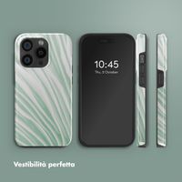 Selencia Cover posteriore Vivid con MagSafe Apple iPhone 15 Pro - Nature Grayed Jade