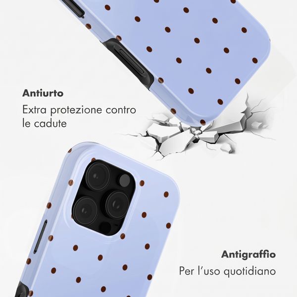 Selencia Cover Posteriore Vivid Apple iPhone 16 Pro - Happy Dots Digital Sky