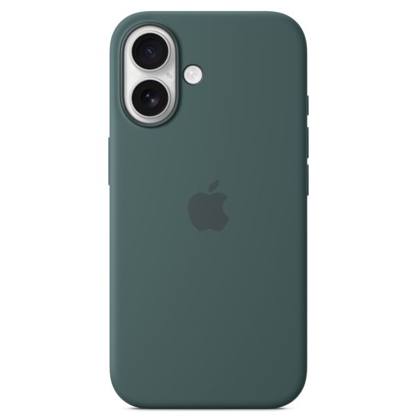 Apple Cover Posteriore in Silicone con MagSafe Apple iPhone 16 - Lake Green