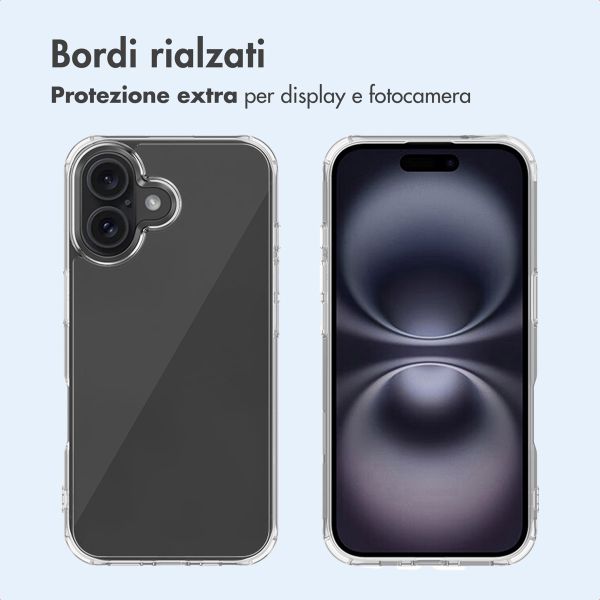 imoshion Cover posteriore protettiva Apple iPhone 16 - Trasparente