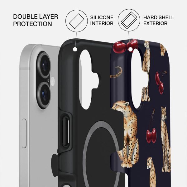 Burga Cover Posteriore Resistente con MagSafe Apple iPhone 17 - Cougar