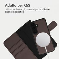 imoshion Cover a libro di lusso 2-in-1 rimovibile Samsung Galaxy S26 - Marrone