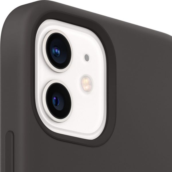 Apple Cover Posteriore in Silicone con MagSafe Apple iPhone 12 Mini - Black