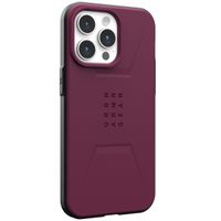 UAG Cover Posteriore Civilian con MagSafe Apple iPhone 15 Pro Max - Bordeaux