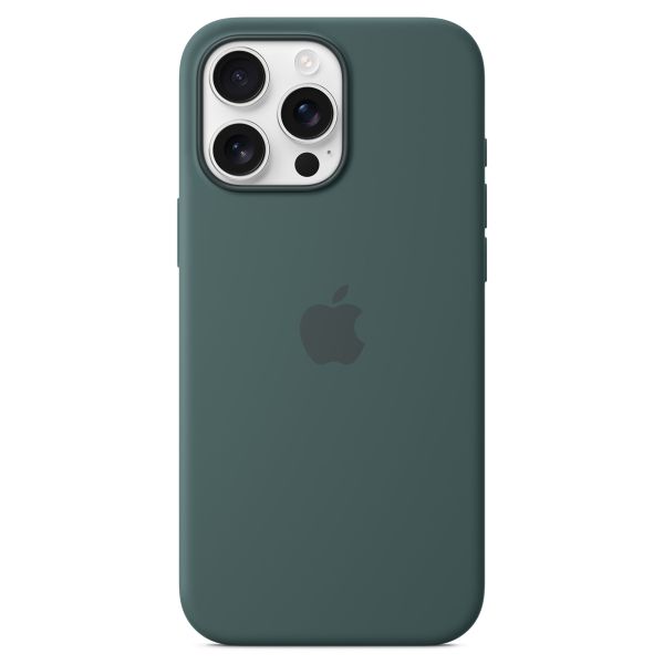 Apple Cover Posteriore in Silicone con MagSafe Apple iPhone 16 Pro Max - Lake Green