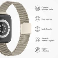 imoshion Cinturino sottile Milanese Apple Watch | 38/40/41/42 mm - Champagne