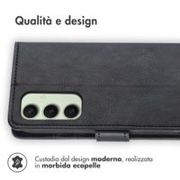 imoshion Cover a libro di Lusso Samsung Galaxy S24 FE - Nero