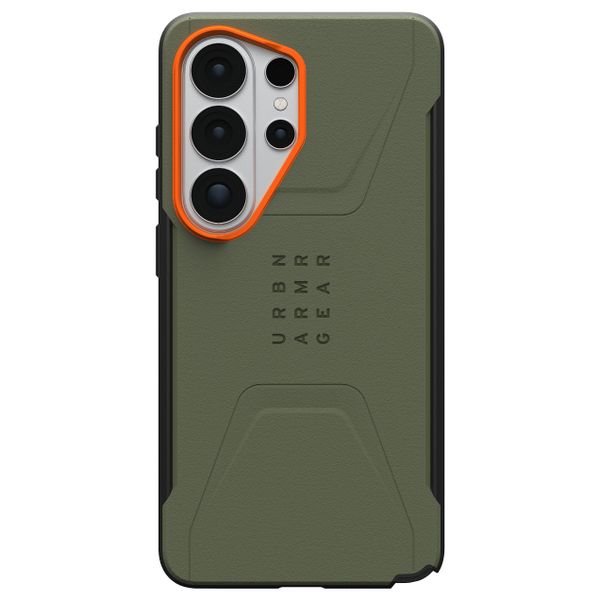 UAG Cover Posteriore Civilian con MagSafe Samsung Galaxy S26 Ultra - Olive Drab / Orange