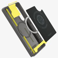 Spigen Cover Rugged Armor con MagSafe Samsung Galaxy S25 Ultra - Marble Gray