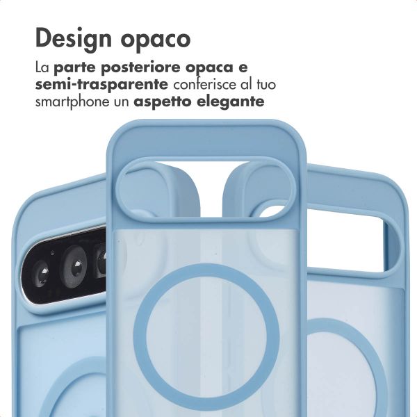 imoshion Cover posteriore Color Guard con MagSafe Google Pixel 9 / 9 Pro / 10 / 10 Pro - Azzurro