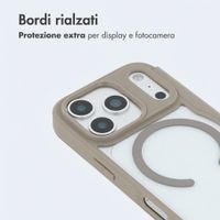 imoshion Bookcase trasparente con MagSafe Apple iPhone 17 Pro Max - Beige