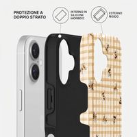 Burga Cover Posteriore Resistente con MagSafe Apple iPhone 16 - Honeycomb