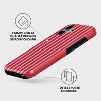 Burga Cover Posteriore Resistente con MagSafe Apple iPhone 17 - Strawberry Jam