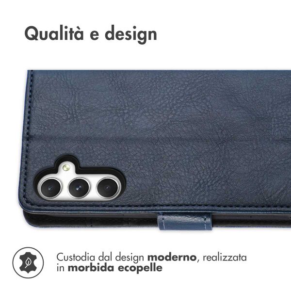 imoshion Cover a libro di Lusso Samsung Galaxy A25 (5G) - Blu scuro