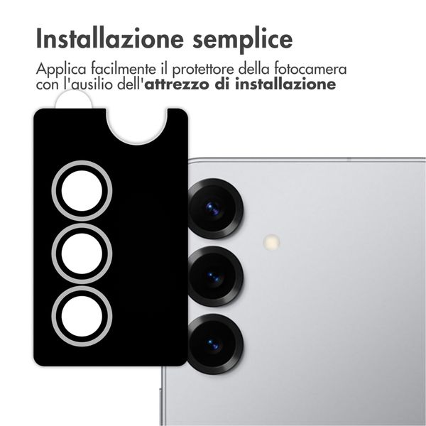 imoshion 2 Pack protezione lente fotocamera Samsung Galaxy S25 Plus - Silver Shadow