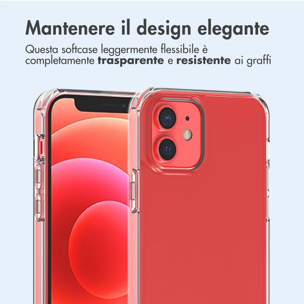 imoshion Cover posteriore protettiva Apple iPhone 12 Mini - Trasparente