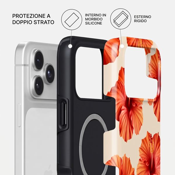 Burga Cover Posteriore Resistente con MagSafe Apple iPhone 17 Pro - Bonita