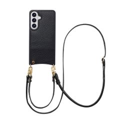 Selencia Cover per telefono Nova con cordino e portacarte Samsung Galaxy S26 Plus - Nero