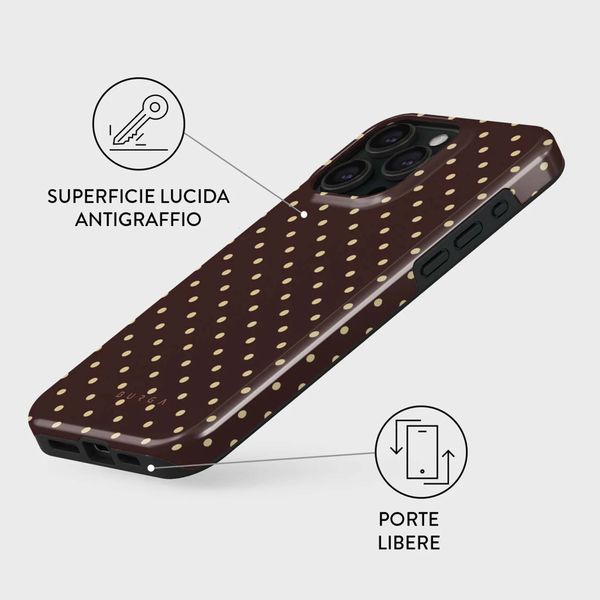 Burga Cover Posteriore Resistente con MagSafe Apple iPhone 15 Pro - Sorry Busy