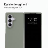 Accezz Cover in silicone liquido con MagSafe Samsung Galaxy Z Fold 8 Ultra - Cooper Green