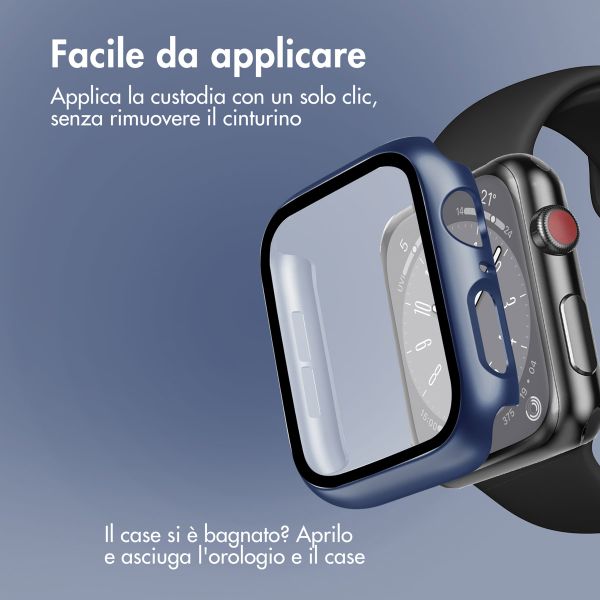 imoshion Cover rigida integrale Apple Watch 4 / 5 / 6 / SE - 40 mm - Blu scuro