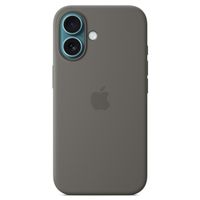 Apple Cover Posteriore in Silicone con MagSafe Apple iPhone 16 - Stone Gray