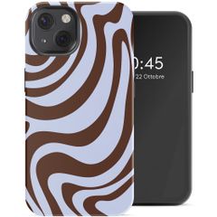 Selencia Cover posteriore Vivid con MagSafe Apple iPhone 13 - Dream Swirl Chocolate