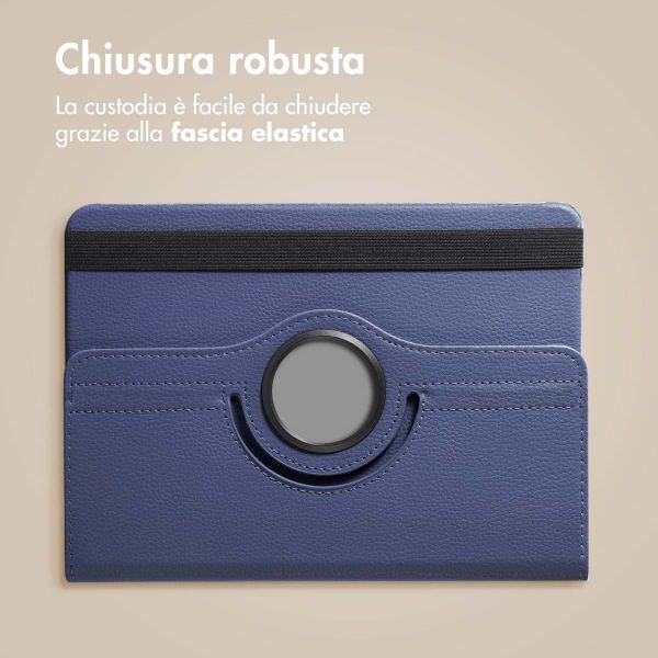 imoshion Cover Girevole a 360° Samsung Galaxy Tab A9 Plus - Blu scuro