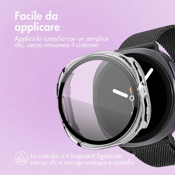 imoshion Cover rigida integrale Samsung Galaxy Watch 8 (44 mm) - Trasparente