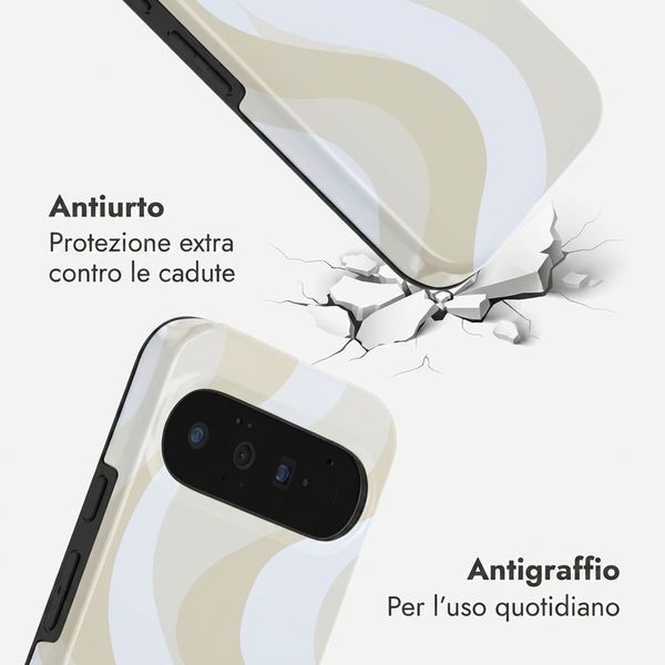 Selencia Cover posteriore Vivid con MagSafe Google Pixel 11 - Desert Waves Beige