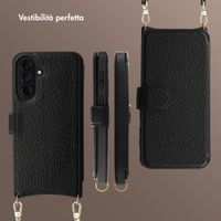 Selencia Cover Riva con MagSafe e cordino Samsung Galaxy A37 (5G) - Nero