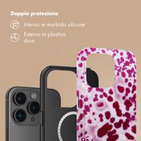 Selencia Cover posteriore Vivid con MagSafe Apple iPhone 15 Pro - Cosmic Orchid