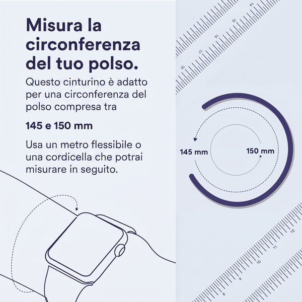 Apple Cinturino Solo intrecciato Apple Watch | 44/45/46/49 mm - Taglia 3 - Raspberry