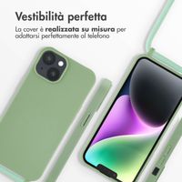 imoshion Cover in Silicone con Cordino Apple iPhone 14 - Verde