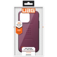 UAG Cover Posteriore Civilian con MagSafe Apple iPhone 15 Pro Max - Bordeaux