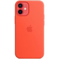 Apple Cover Posteriore in Silicone con MagSafe Apple iPhone 12 Mini - Electric Orange