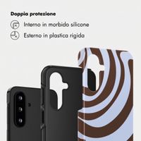 Selencia Cover Posteriore Vivid Samsung Galaxy A17 (5G) / (4G) - Dream Swirl Chocolate