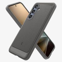Spigen Cover Rugged Armor con MagSafe Samsung Galaxy S25 - Marble Gray
