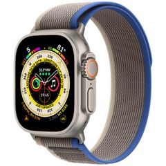 Apple Cinturino Trail Loop Apple Watch | 44/45/46/49 mm - Taglia S/M - Blue / Grey