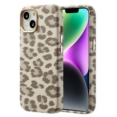 Selencia Cover Sabi Stampa pantera con MagSafe Apple iPhone 14 - Soft Ivory