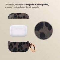 Selencia Cover Sabi stampa pantera  Apple Airpods Pro / Pro 2 - Midnight Black