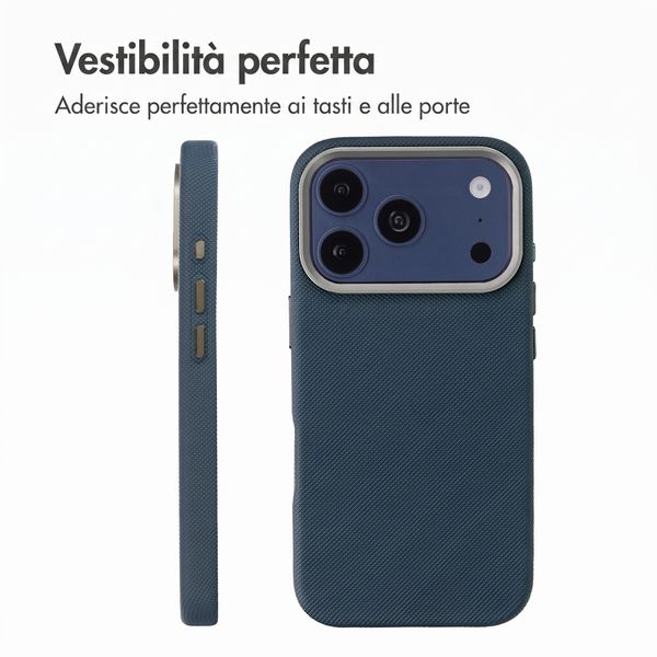 Accezz Cover Mesh con MagSafe Apple iPhone 17 Pro Max - Blu scuro