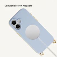 Selencia Cover posteriore Rivièra con MagSafe con ganci rimovibili Apple iPhone 17 - Powder Blue